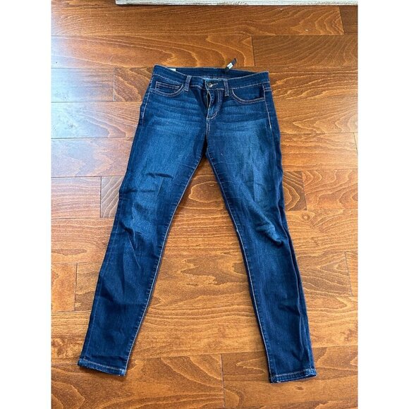 Joe's Jeans Denim Stretch Cotton Dark Blue Wash 28 Skinny Ankle Womens - Picture 7 of 8